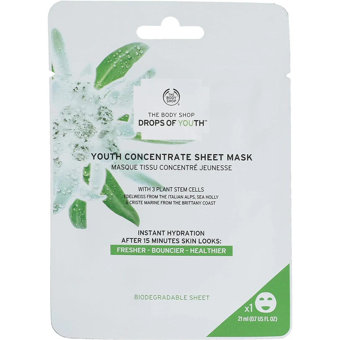 youth concentrate The Body Shop Drops Of Youth Youth Concentrate Sheet Mask - Image 1